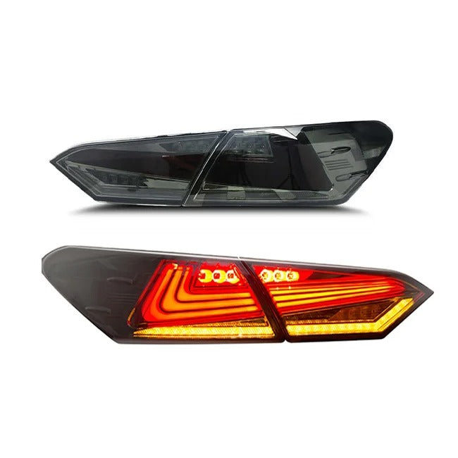 Tail Lights Assembly Start up Animation 2018-2024 DRL RGB Car Rear Back Lamps for Toyota Camry Tail Lamp