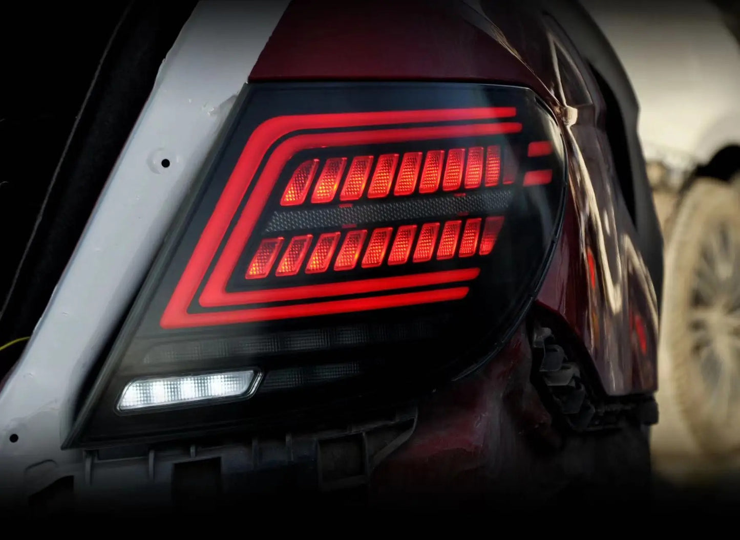 RGB LED Tail Lights for Mercedes-Benz C-Class W204 (2008–2011) – Modified Style