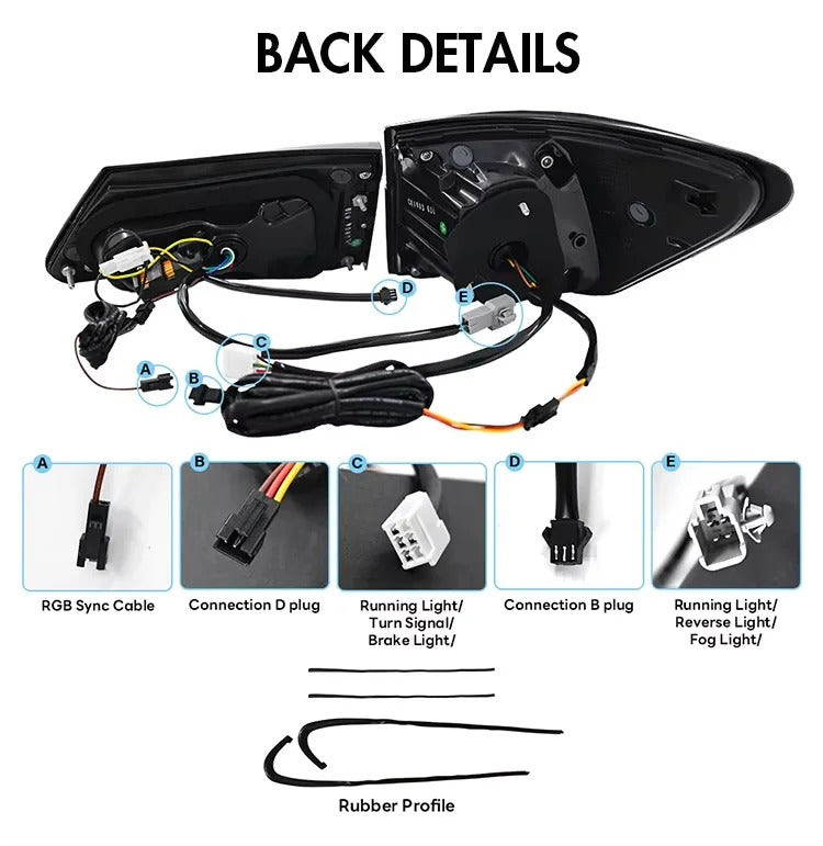 RGB Tail Lights for Lexus IS 250/300/350 (2006–2012) – DK Motion Style