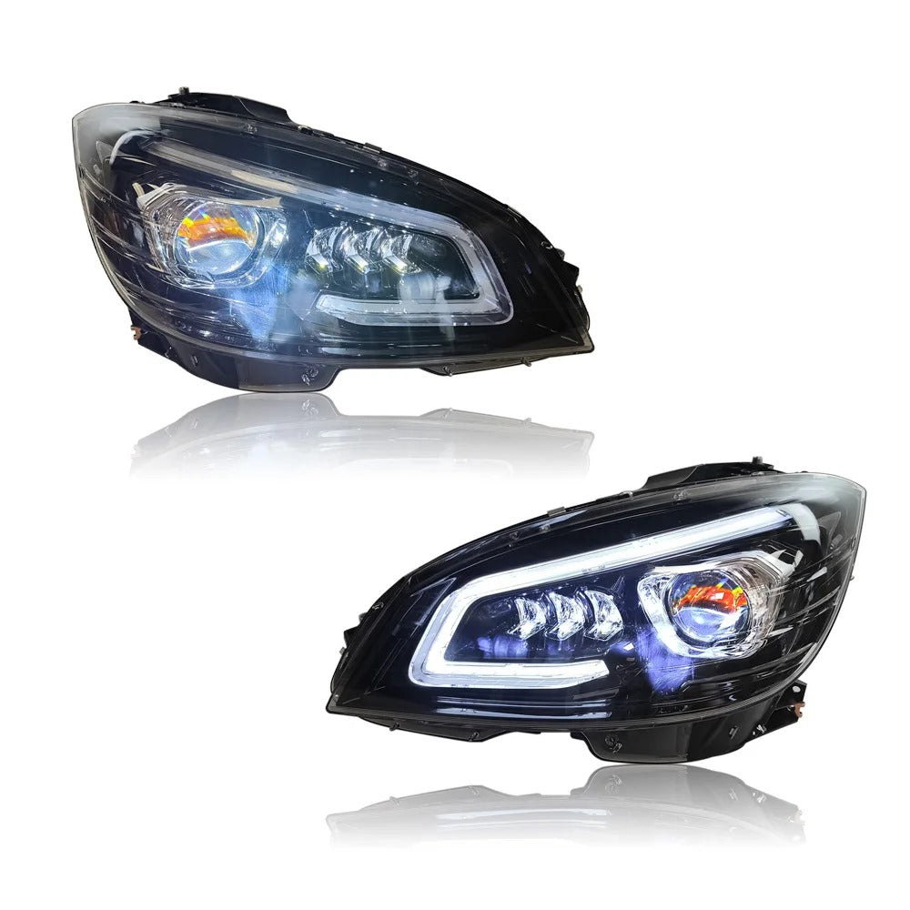LED Tail Lights for Mercedes-Benz C-Class W204 (2008–2011) – Facelift Style Plug & Play