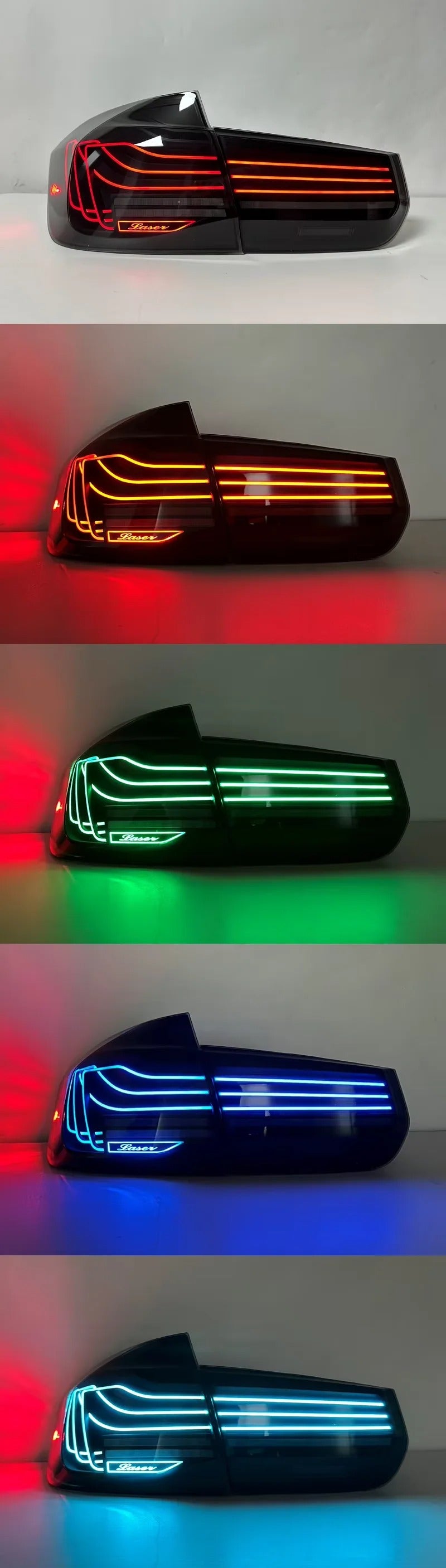 Car Accessories for BMW 3 Series F30 F35 Taillight RGB Style High Quality Turn Signal Brake Lighting 2012-2018 Rear Lamp