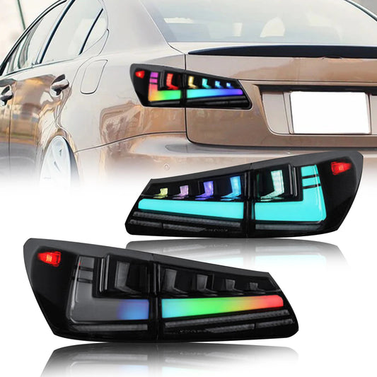 RGB Tail Lights for Lexus IS 250/300/350 (2006–2012) – DK Motion Style
