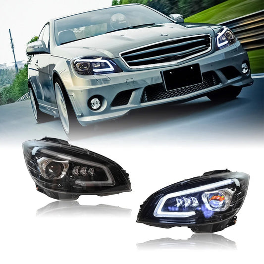 LED Tail Lights for Mercedes-Benz C-Class W204 (2008–2011) – Facelift Style Plug & Play