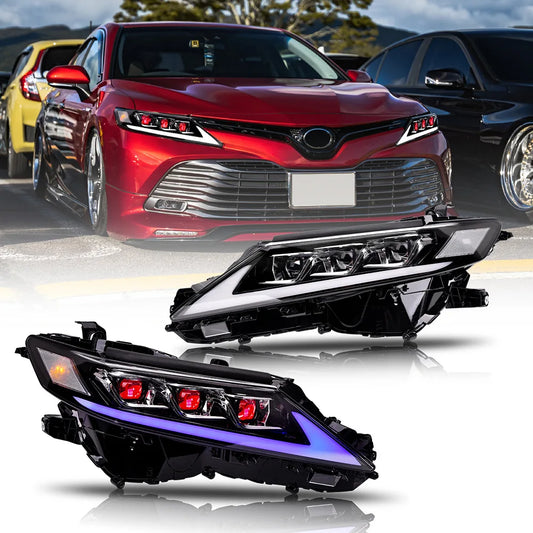 LED Headlights for Toyota Camry 2018–2023 | Sequential Turn Signals & DRL