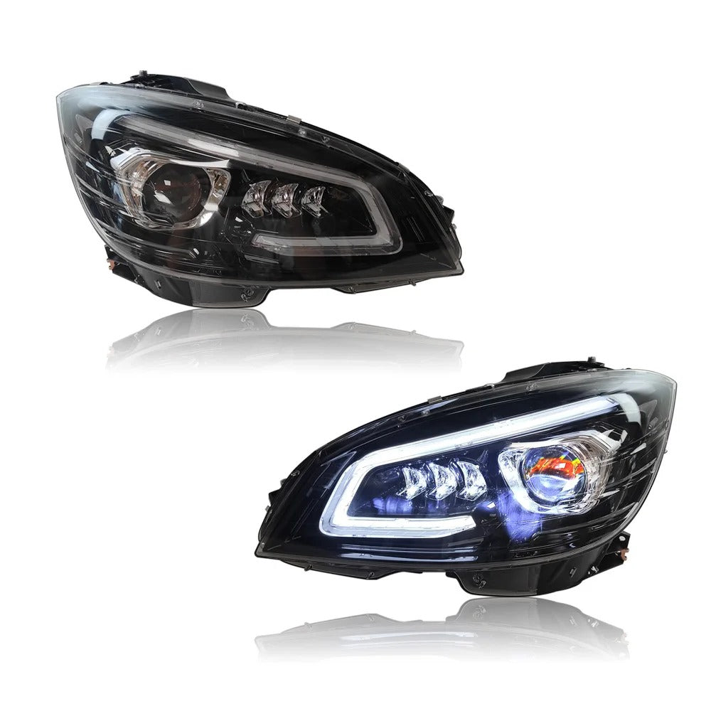 LED Tail Lights for Mercedes-Benz C-Class W204 (2008–2011) – Facelift Style Plug & Play