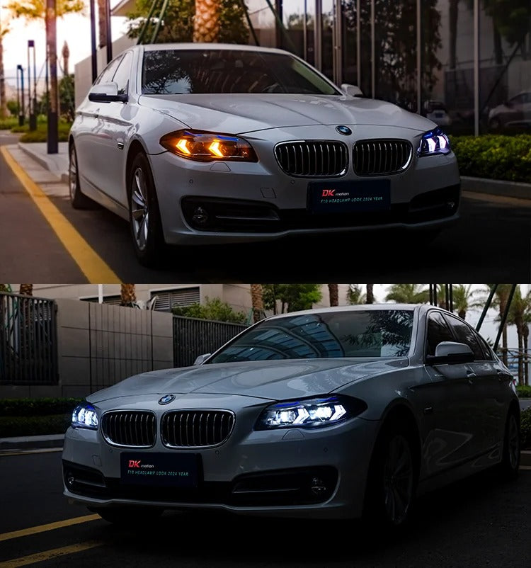 LED Headlight Upgrade for BMW 5 Series F10/F11 (2010–2017) – Full LED Projector Kit