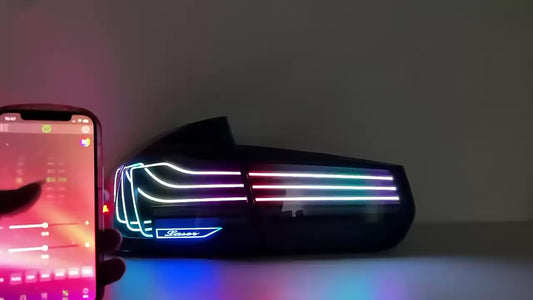 Car Accessories for BMW 3 Series F30 F35 Taillight RGB Style High Quality Turn Signal Brake Lighting 2012-2018 Rear Lamp